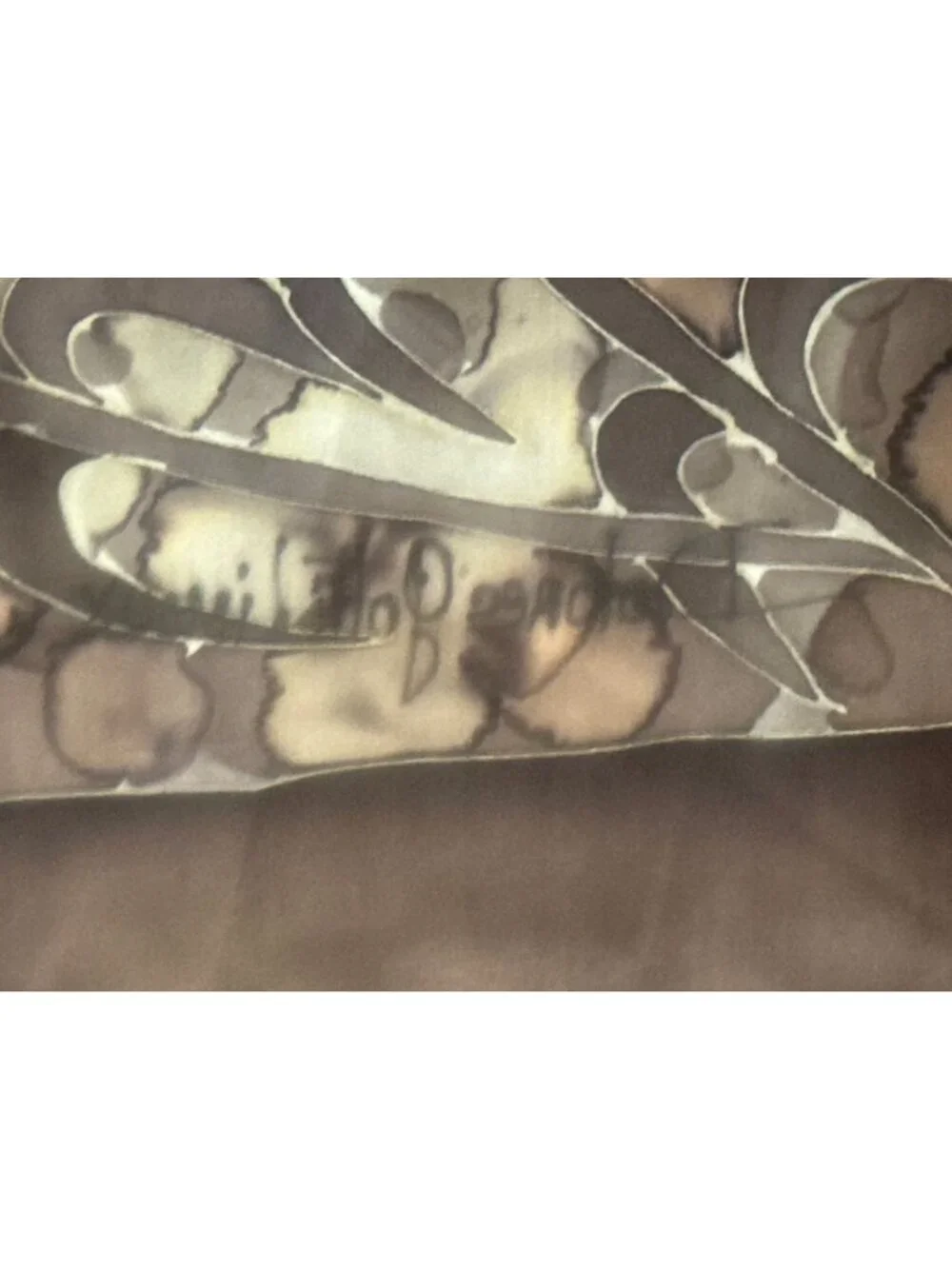 Vintage Dolores Gotti Limoux Hand-Painted Signed Silk Scarf 34